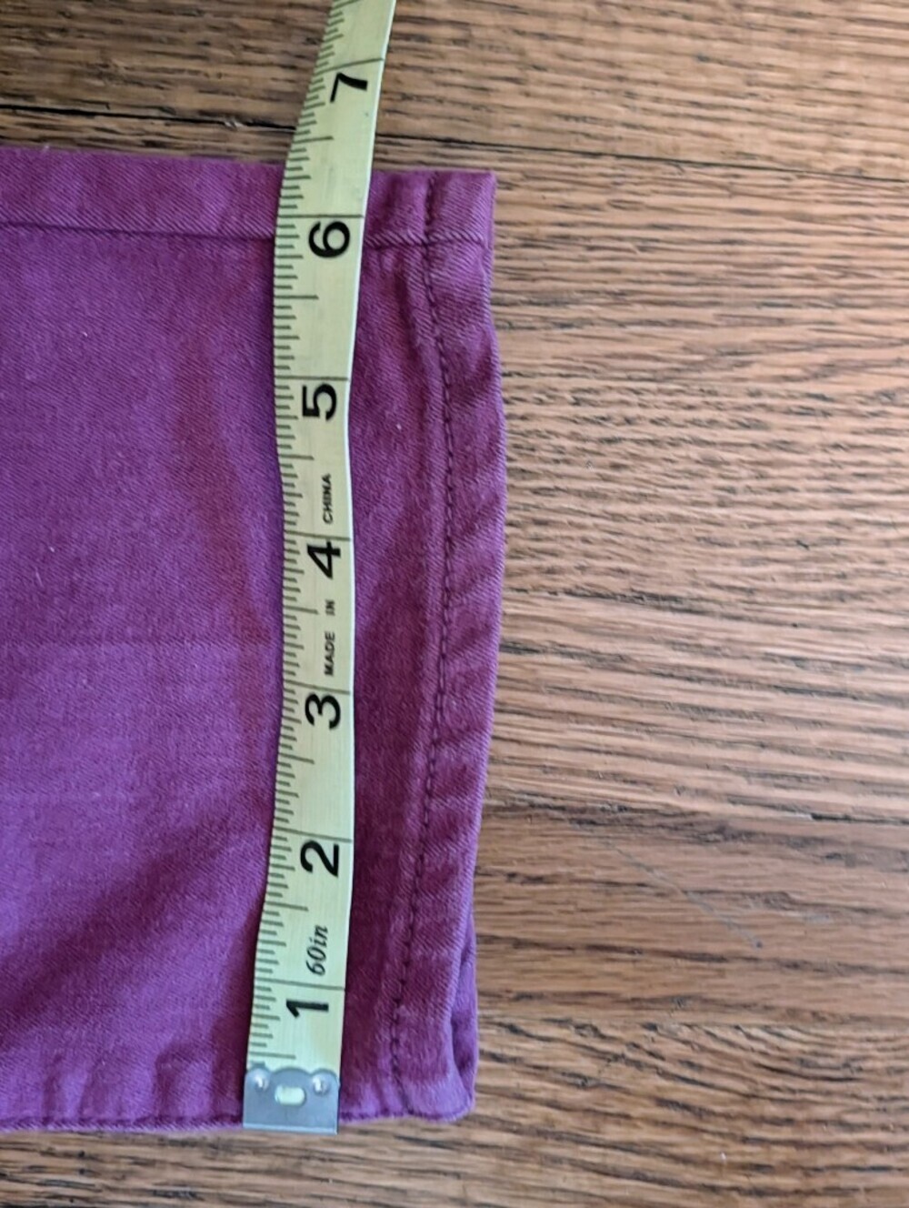 Kut from the Kloth Women's Purple Straight Leg Slim Fit Jeans Size 10 - Picture 7 of 8